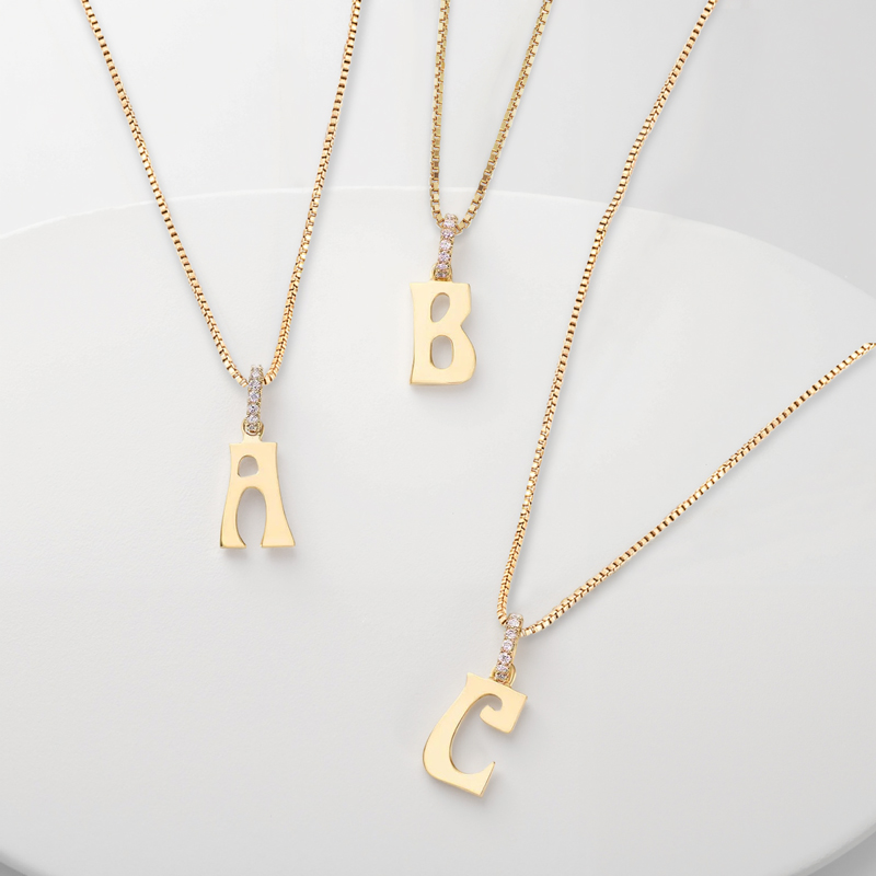 Personalized Initial Pendant Necklace