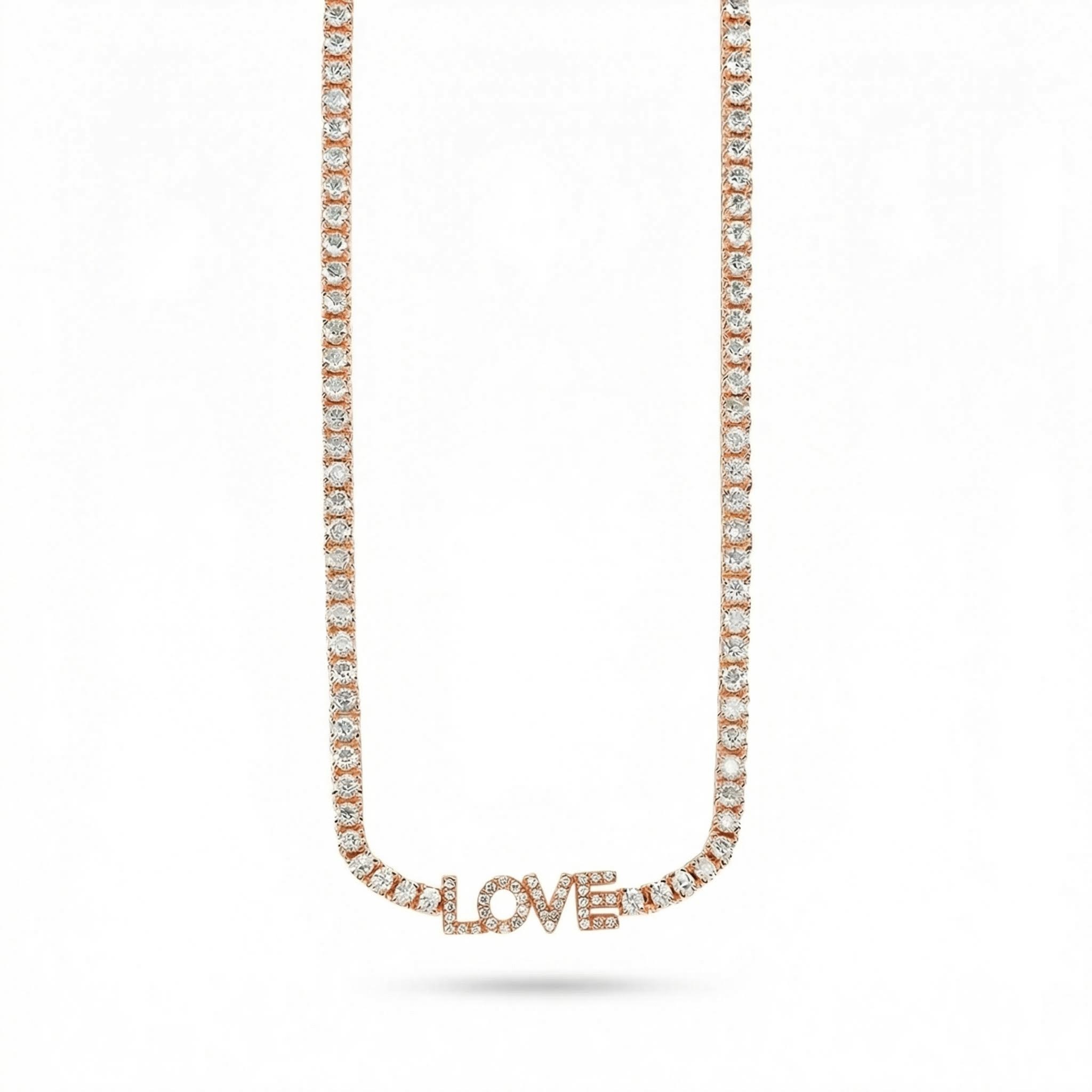 Personalized Name Tennis Necklace