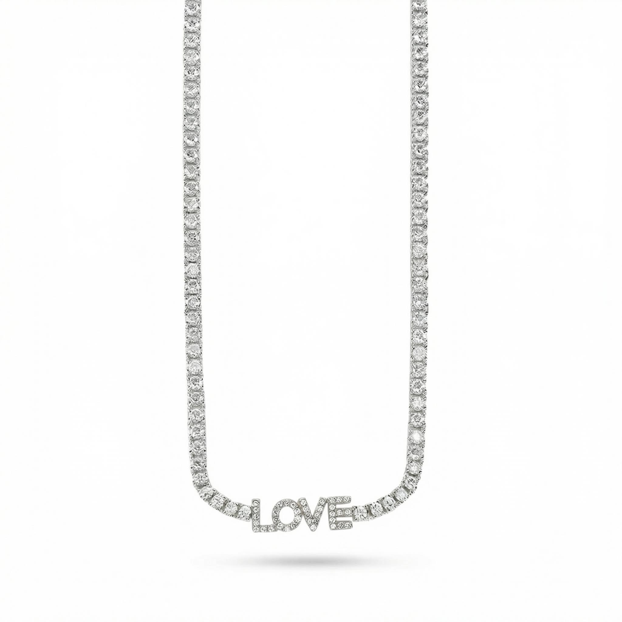 Personalized Name Tennis Necklace