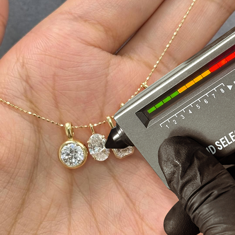 Multi-Cut VVS Moissanite Sparkling Pendent Necklace Multi-Cut VVS Moissanite Sparkling Pendent Necklace