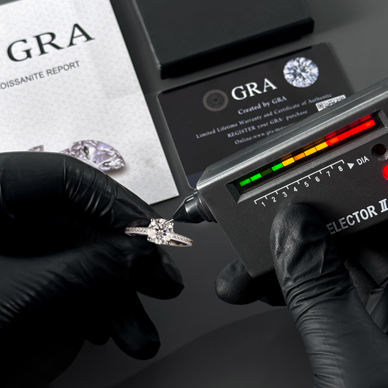 2.23CT Round Cut VVS Vintage Hidden Halo Moissanite S925 Silver Engagement Ring