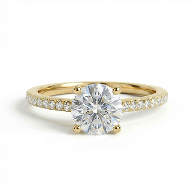 2.23CT Round Cut VVS Vintage Hidden Halo Moissanite S925 Silver Engagement Ring 2.23CT Round Cut VVS Vintage Hidden Halo Moissanite S925 Silver Engagement Ring