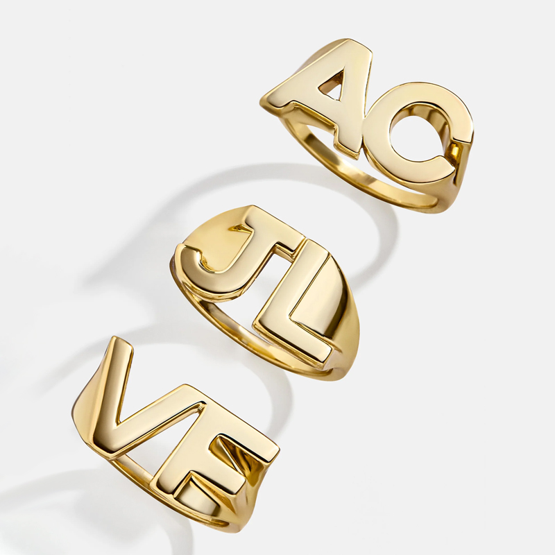 Customized Letters Ring