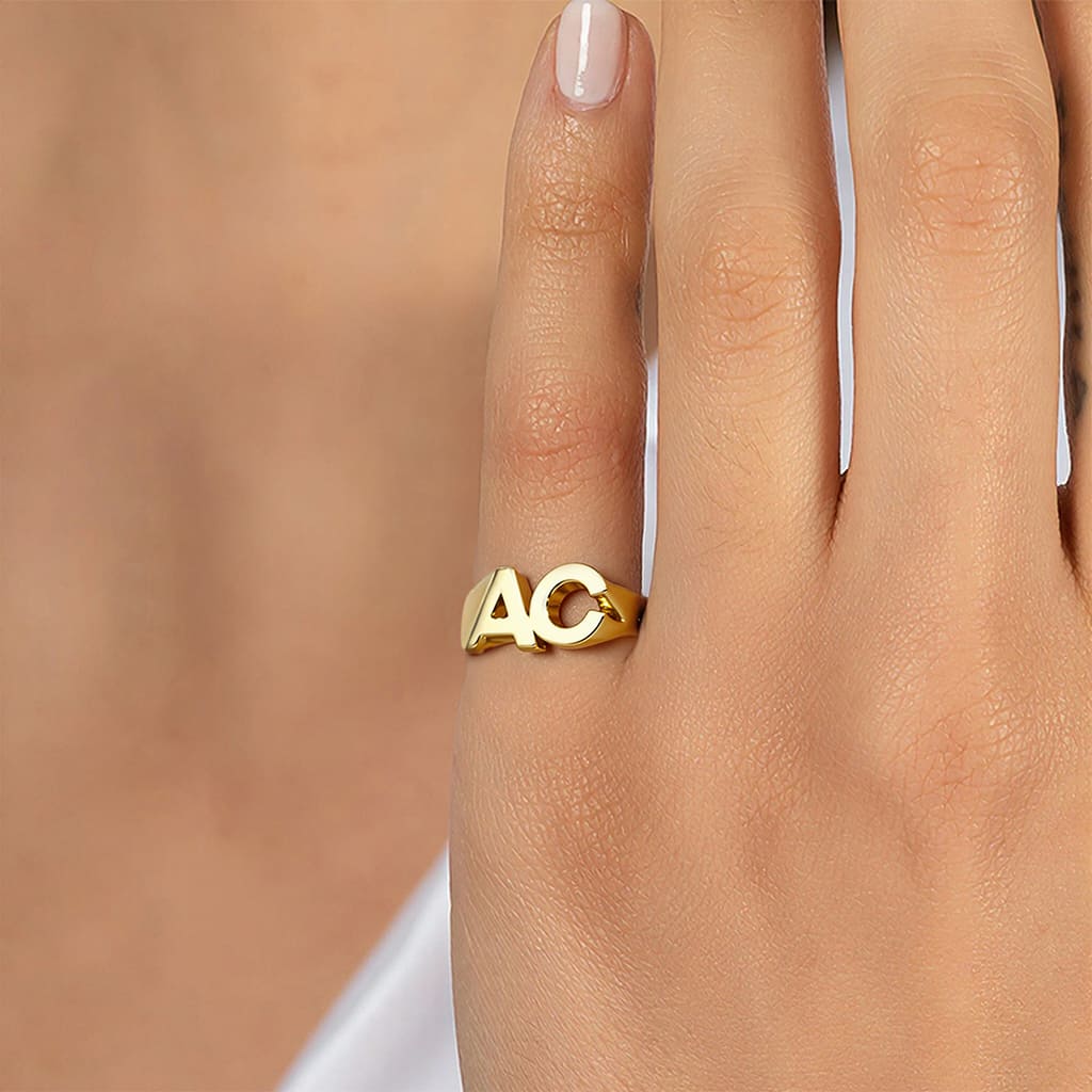 Customized Letters Ring