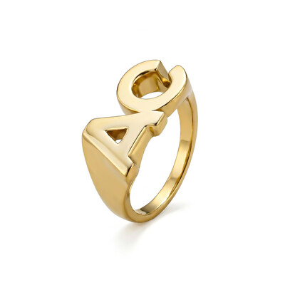 Customized Letters Ring