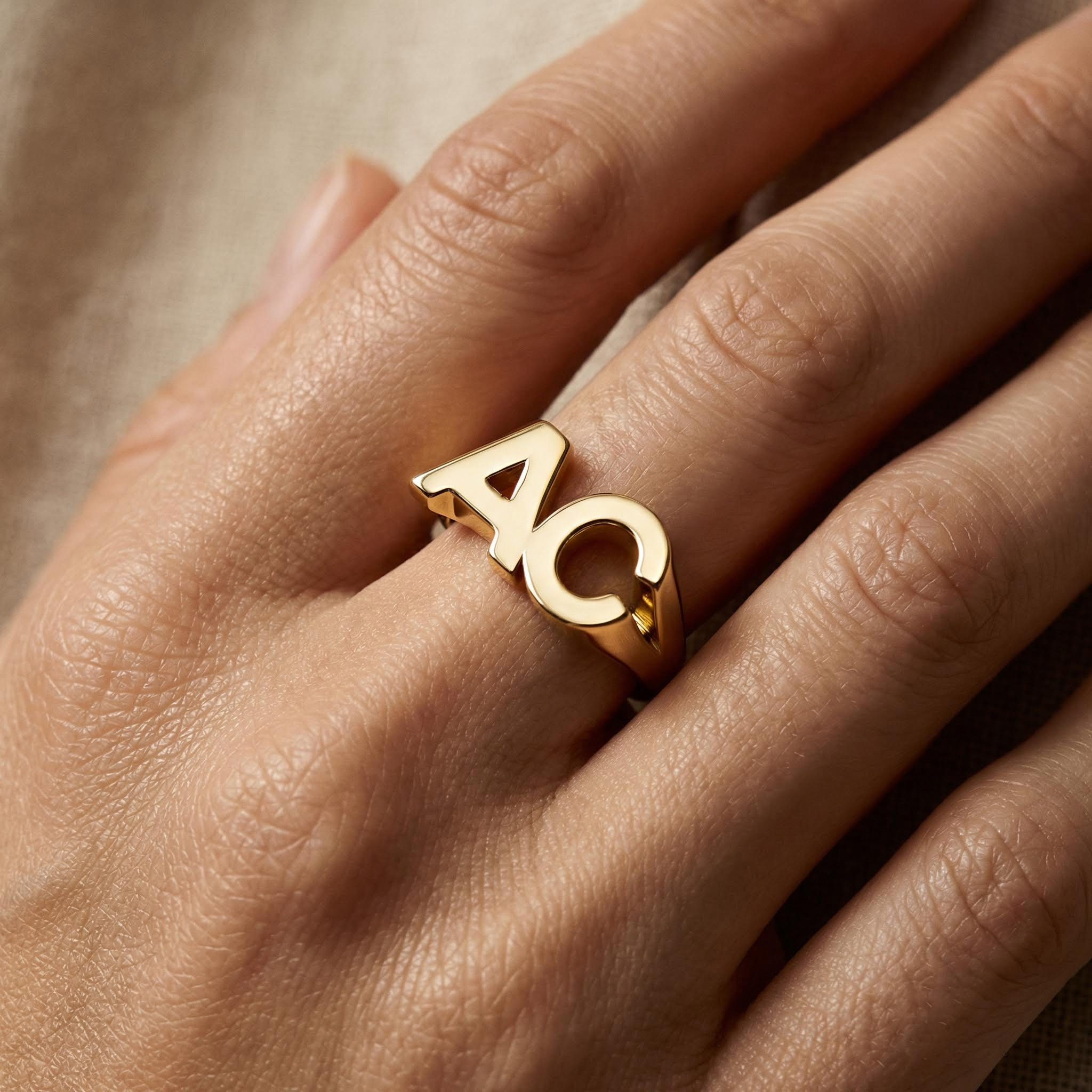 Customized Letters Ring