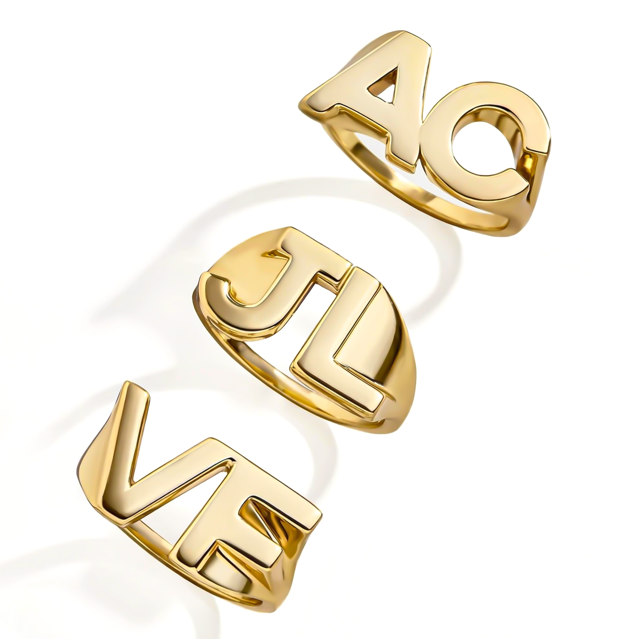 Customized Letters Ring