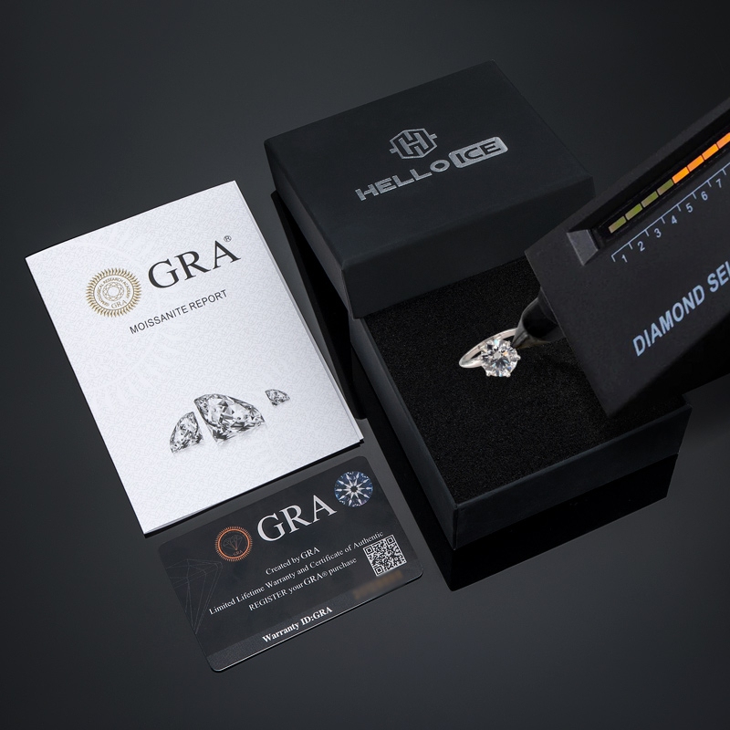 3.3Ct VVS1 Moissanite Brilliant Round Cut Solitaire Engagement Ring with Eternity Wedding Band Ring Set 3.3Ct VVS1 Moissanite Brilliant Round Cut Solitaire Engagement Ring with Eternity Wedding Band Ring Set