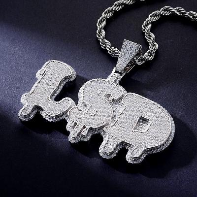 Custom S925 & VVS1 Moissanite Unique Letter Pendant Deposit