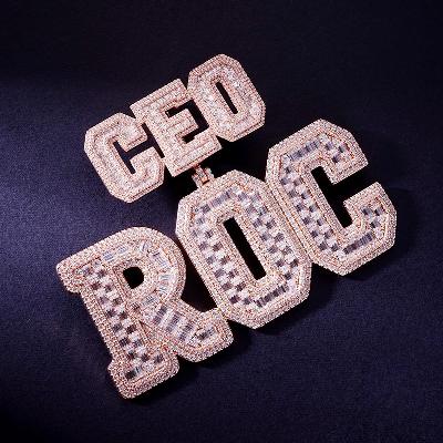 Custom S925 & VVS1 Buggette Moissanite Letter Pendant Deposit