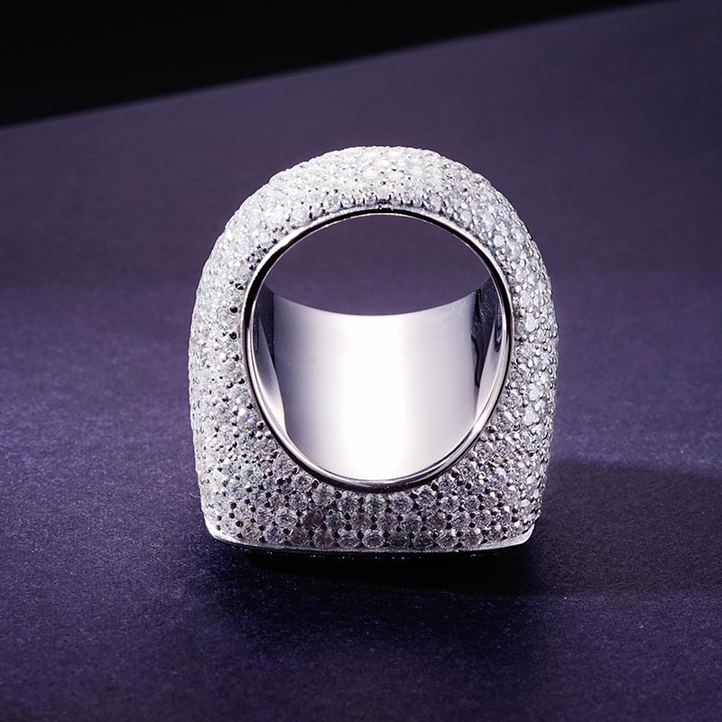 Custom S925 & VVS1 Moissanite Bull Ring Deposit