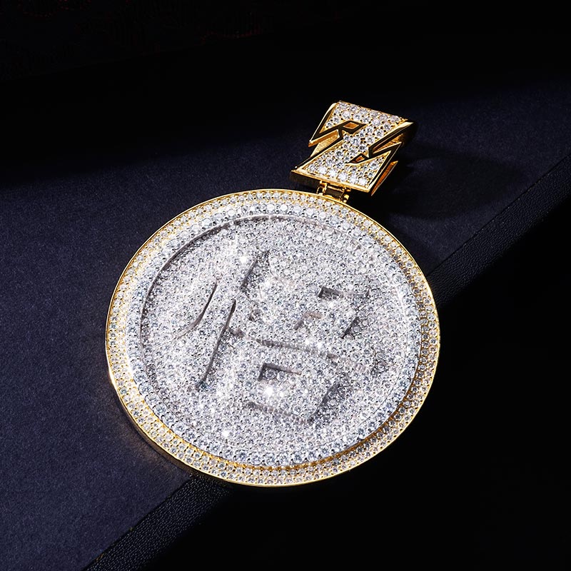 Custom S925 & VVS1 Moissanite Letter Pendant Deposit