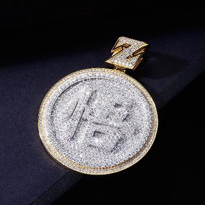 Custom S925 & VVS1 Moissanite Letter Pendant Deposit