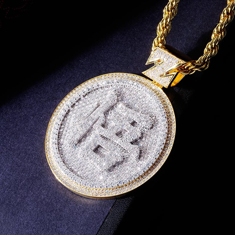 Custom S925 & VVS1 Moissanite Letter Pendant Deposit