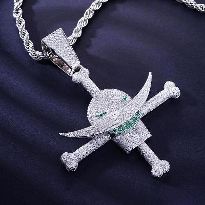 Custom S925 Iced Unique Cartoon Pendant Deposit