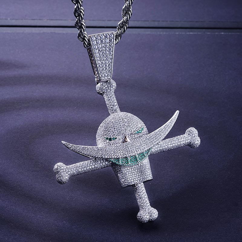 Custom S925 Iced Unique Cartoon Pendant Deposit