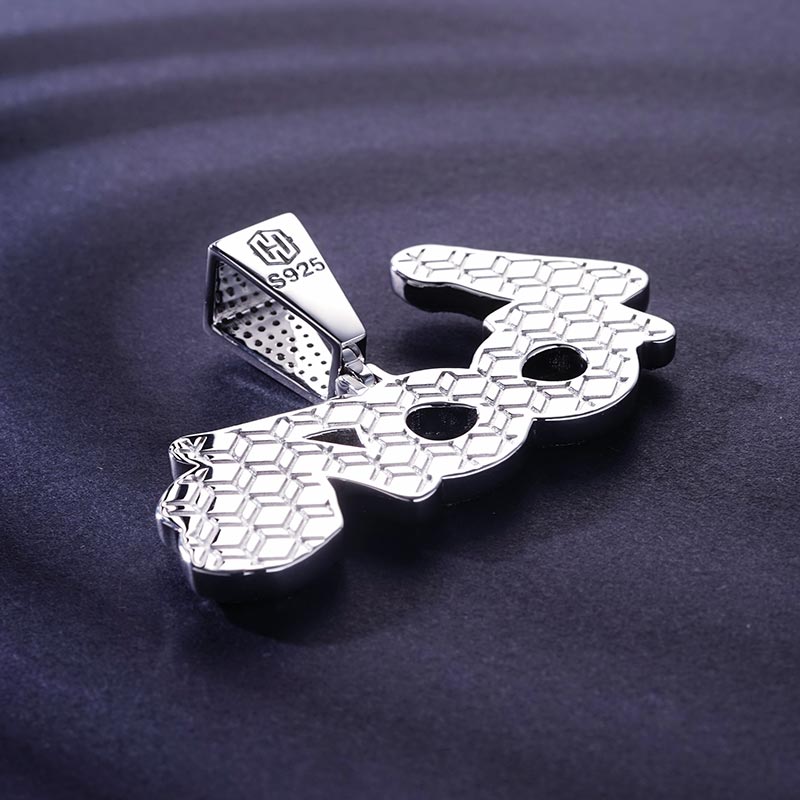 Custom S925 Iced Unique Letter Pendant Deposit