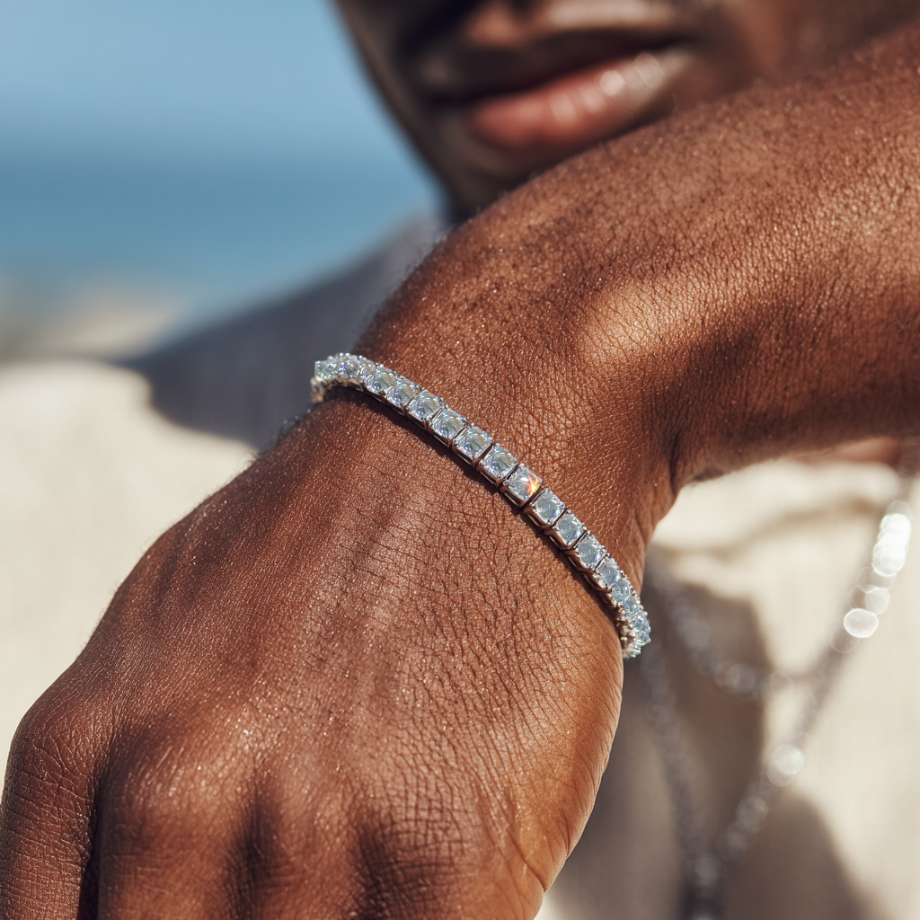 5mm Inverted Setting Tennis Bracelet 5mm Inverted Setting Tennis Bracelet