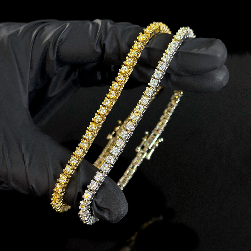 3mm Inverted Setting Tennis Bracelet