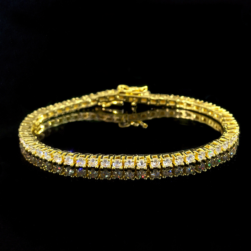 3mm Inverted Setting Tennis Bracelet