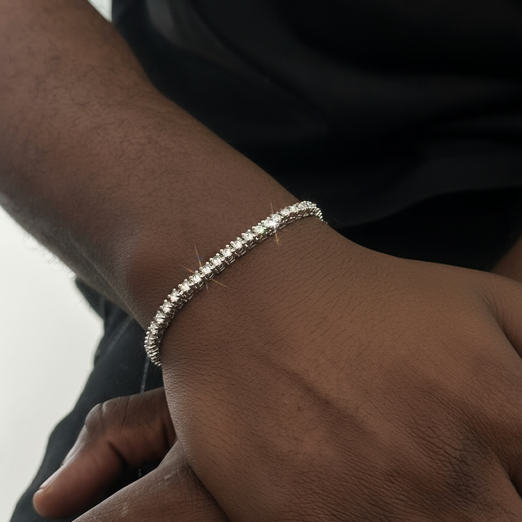 3mm Inverted Setting Tennis Bracelet