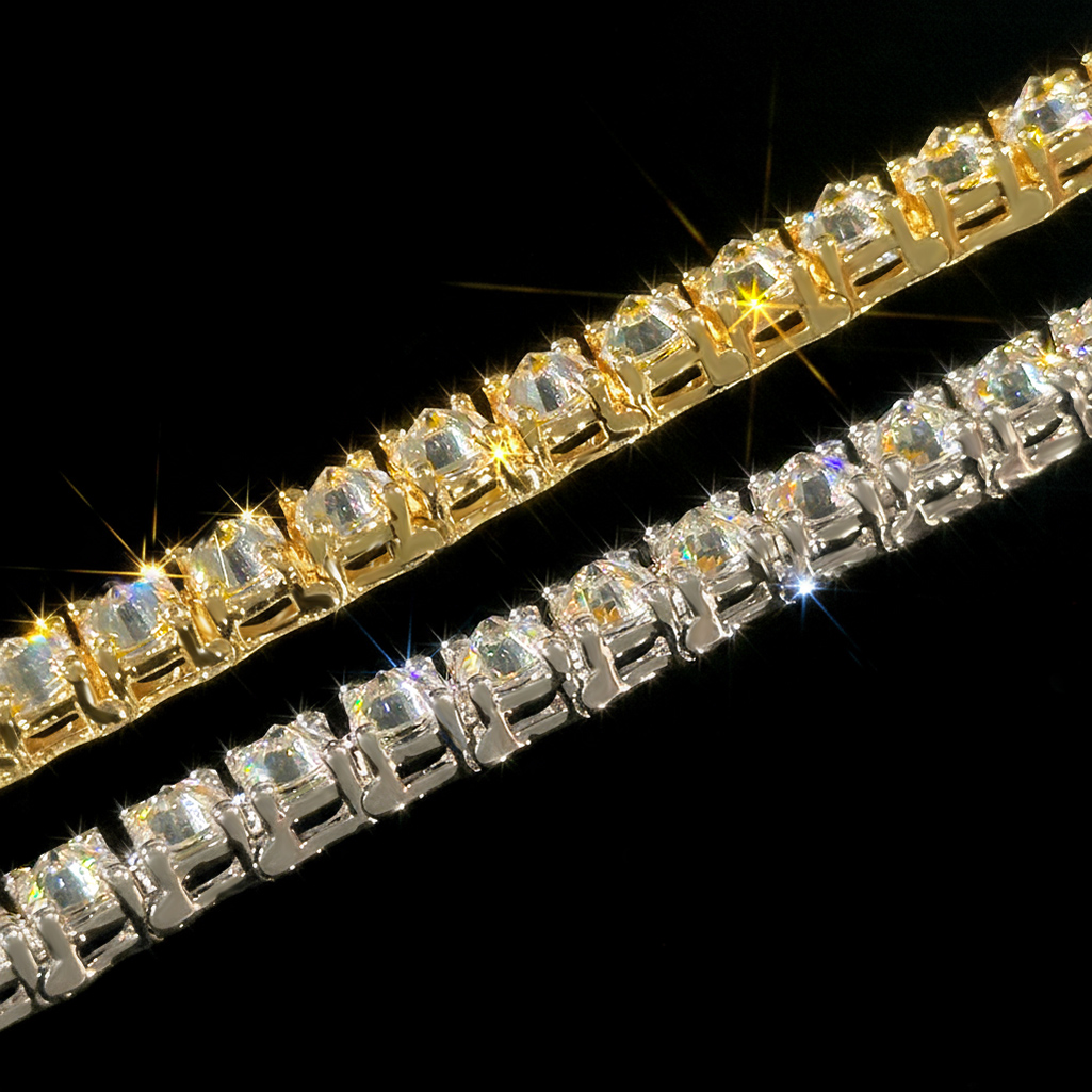 3mm Inverted Setting Tennis Bracelet