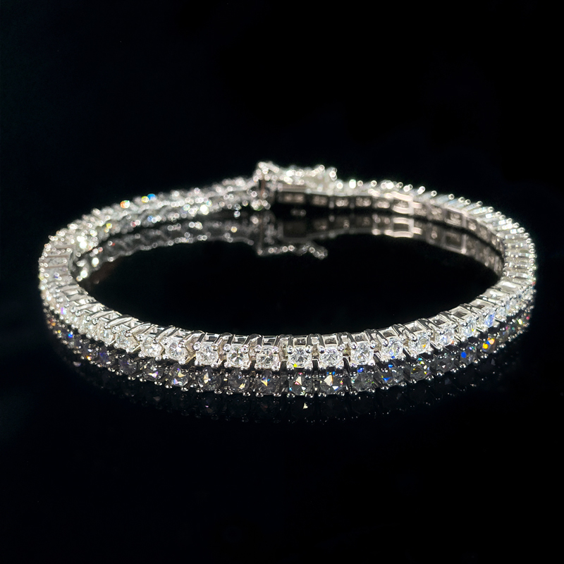 3mm Inverted Setting Tennis Bracelet