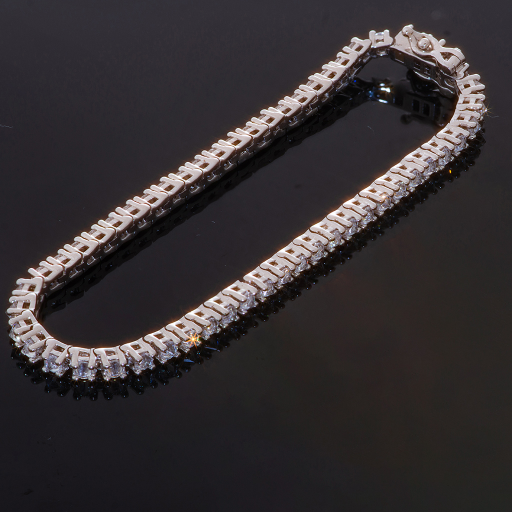 3mm Inverted Setting Tennis Bracelet