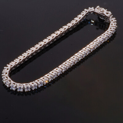 3mm Inverted Setting Tennis Bracelet