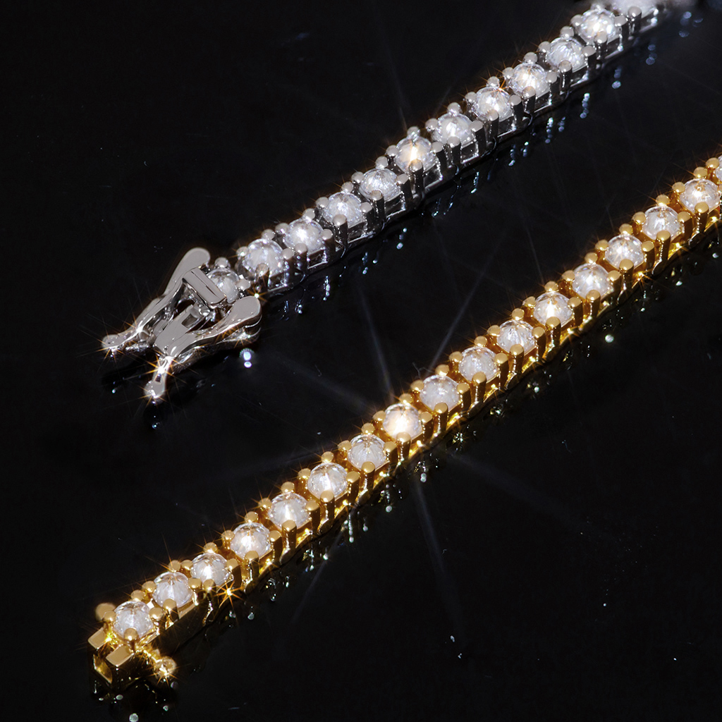 3mm Inverted Setting Tennis Bracelet