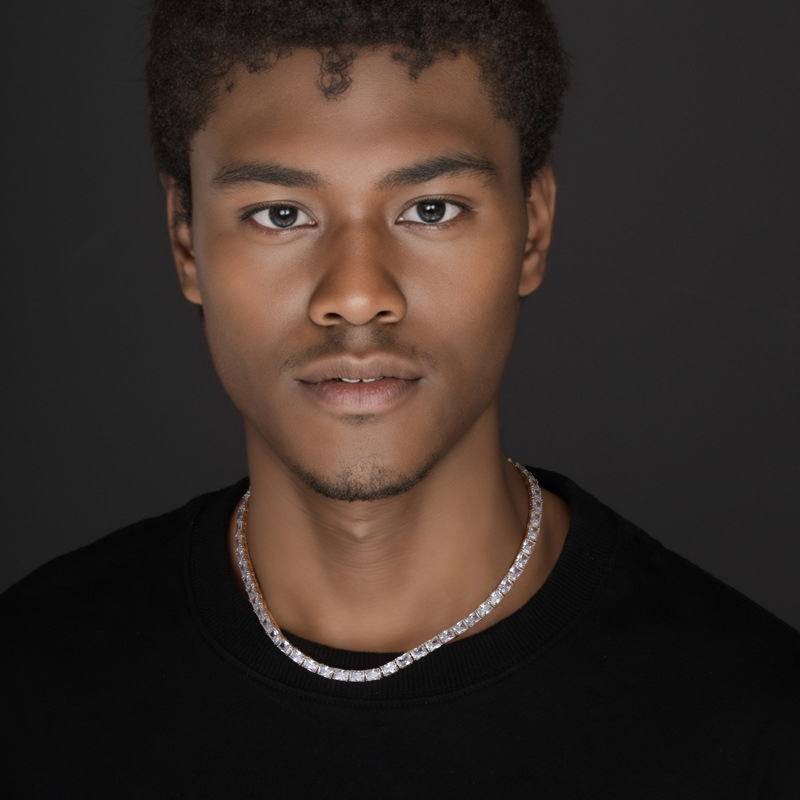 6mm Baguette Cut Tennis Chain 6mm Baguette Cut Tennis Chain