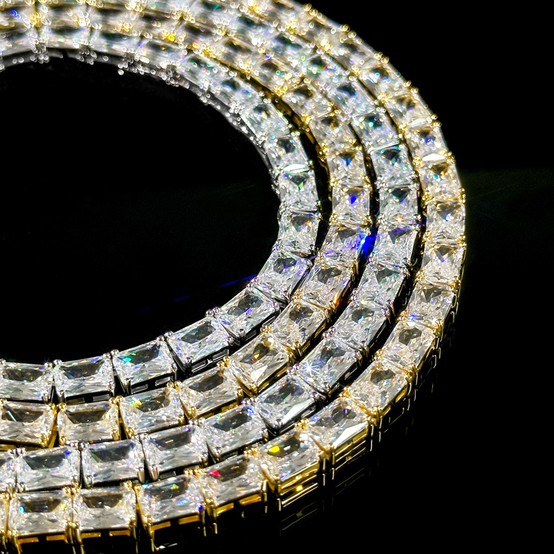 6mm Baguette Cut Tennis Chain