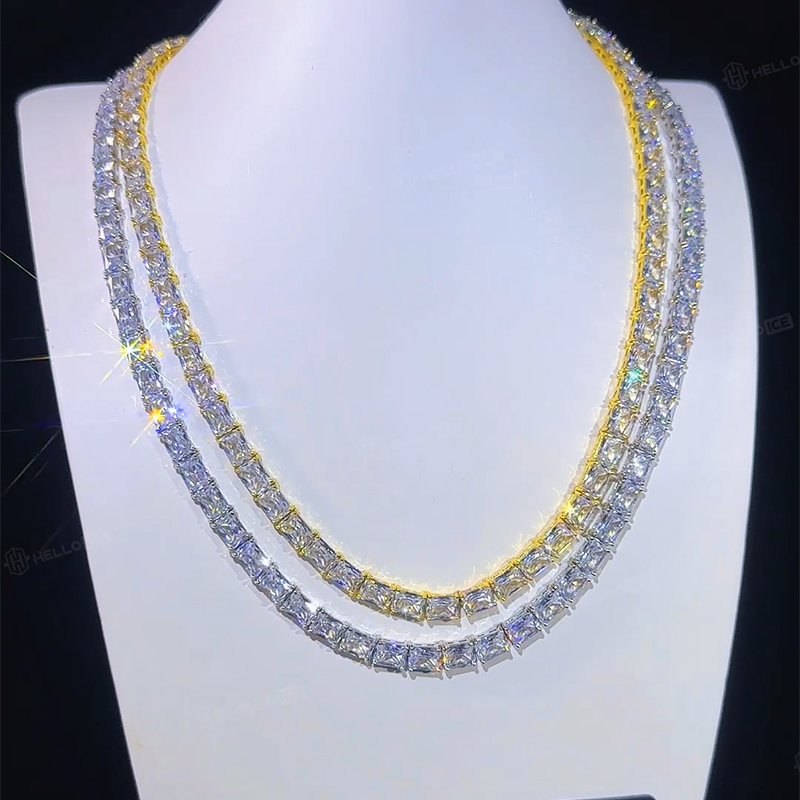 6mm Baguette Cut Tennis Chain