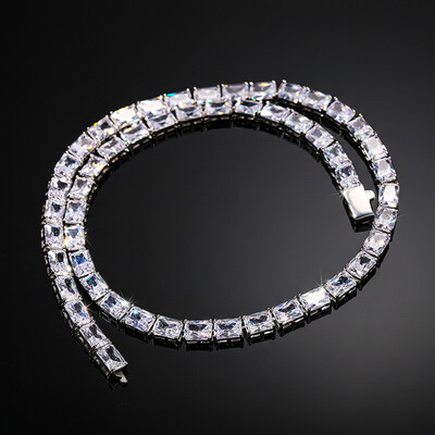 6mm Baguette Cut Tennis Chain