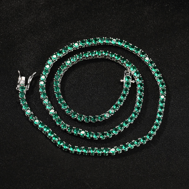 3mm Emerald Tennis Chain