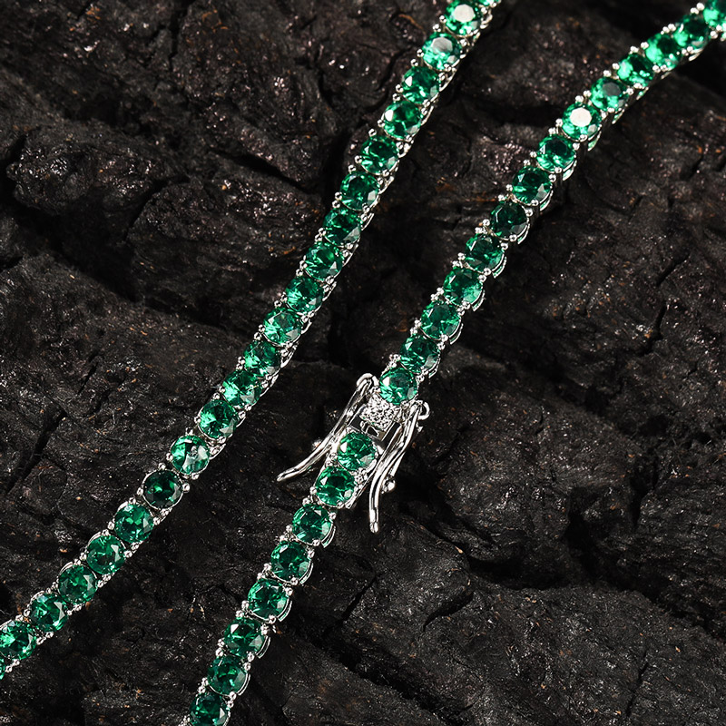 3mm Emerald Tennis Chain