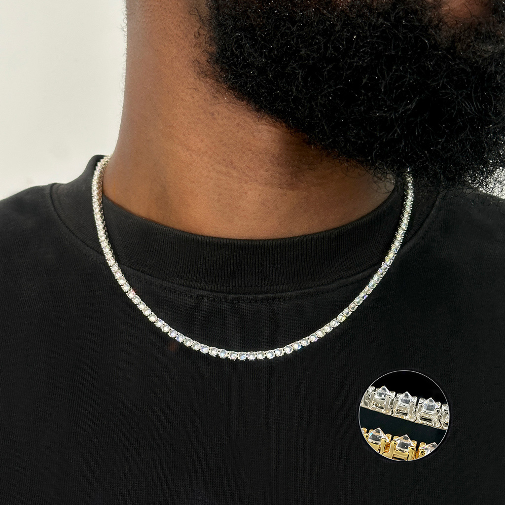 3mm Inverted Setting Tennis Chain