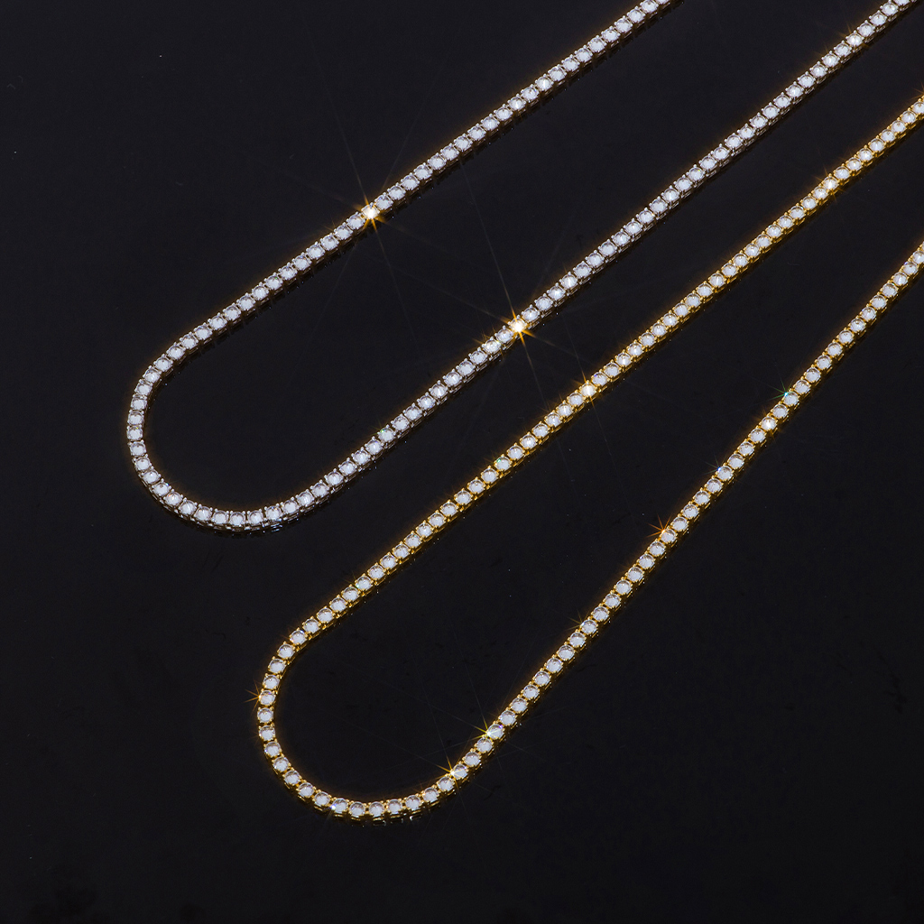 3mm Inverted Setting Tennis Chain