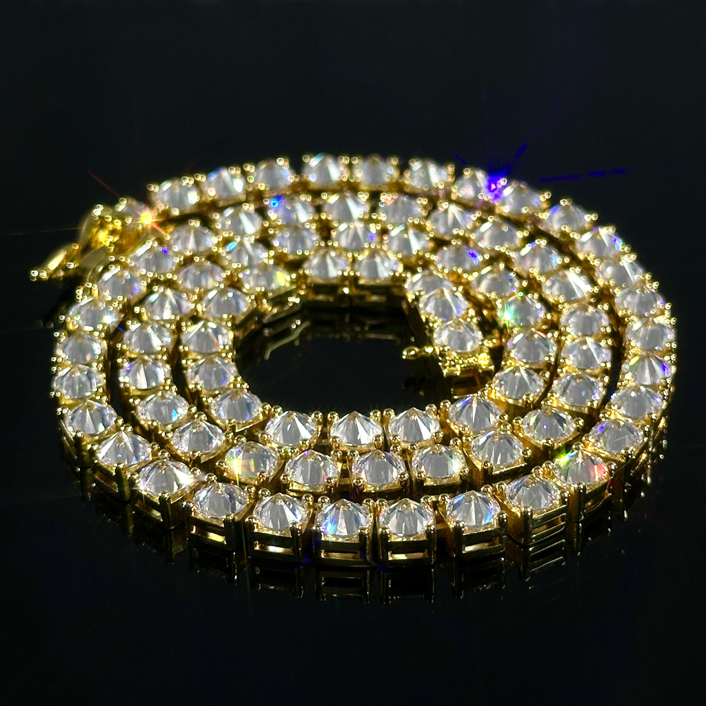 5mm Inverted Setting Tennis Chain 5mm Inverted Setting Tennis Chain