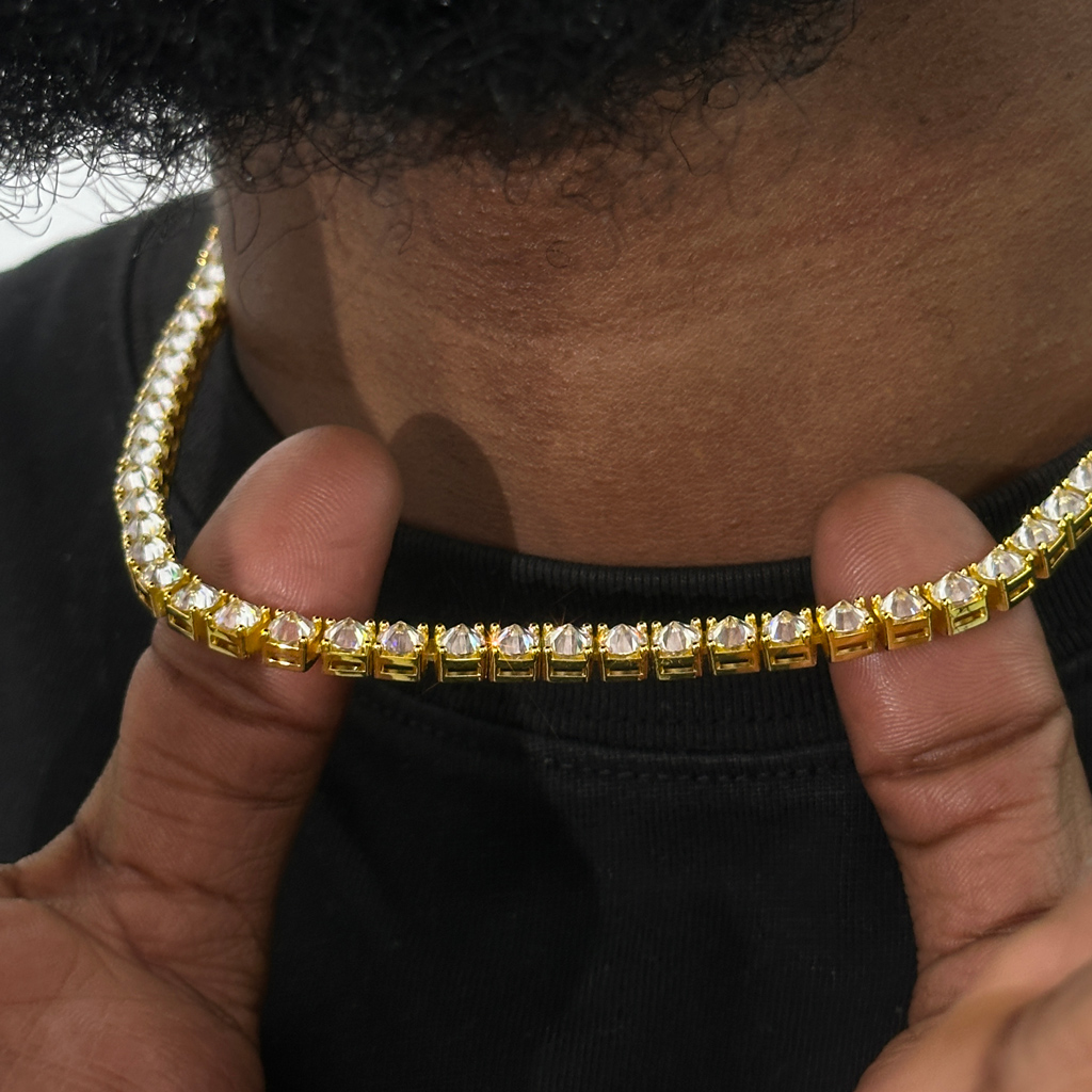 5mm Inverted Setting Tennis Chain 5mm Inverted Setting Tennis Chain