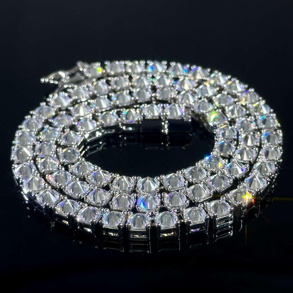 5mm Inverted Setting Tennis Chain 5mm Inverted Setting Tennis Chain