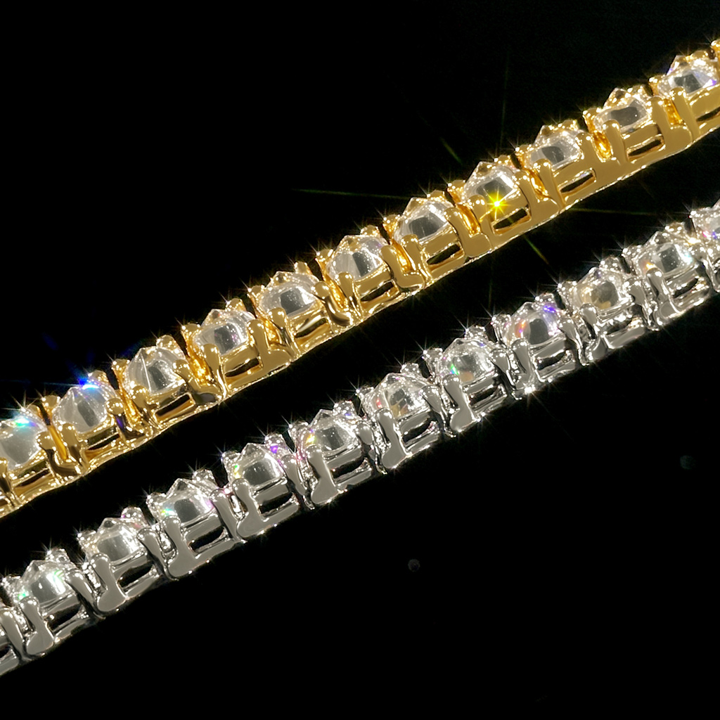 5mm Inverted Setting Tennis Chain 5mm Inverted Setting Tennis Chain