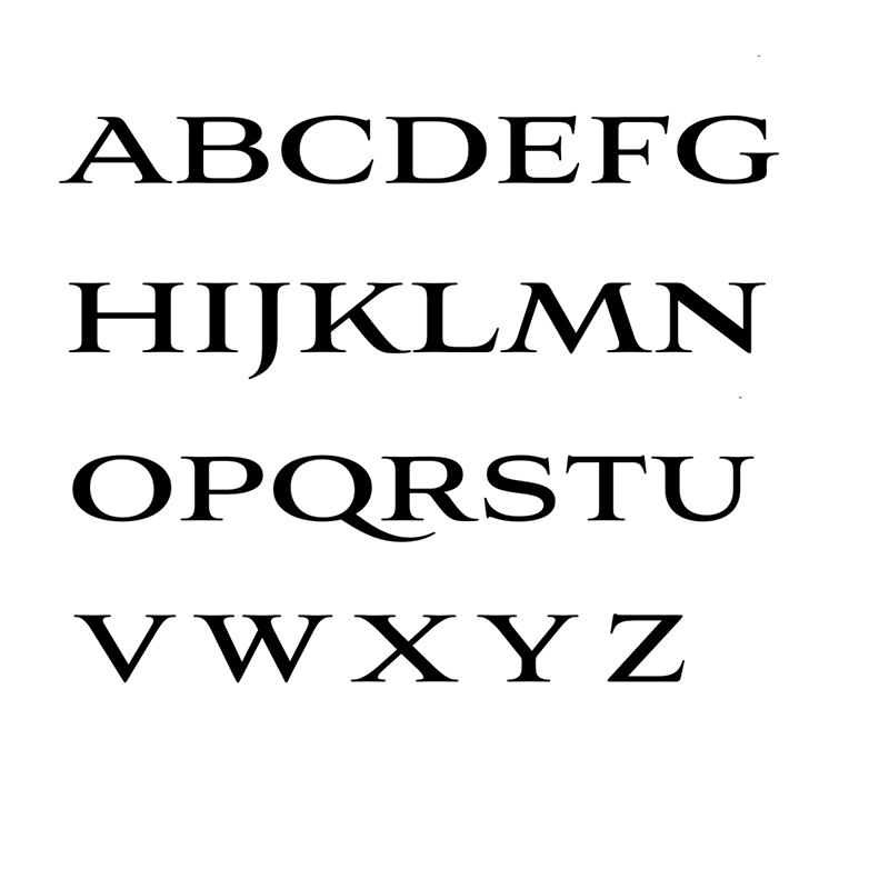 Iced Out Thorn Letter Disc Pendant