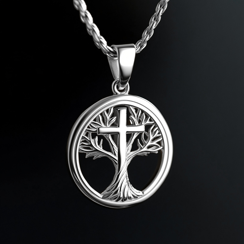 Tree of Life Cross Pendant