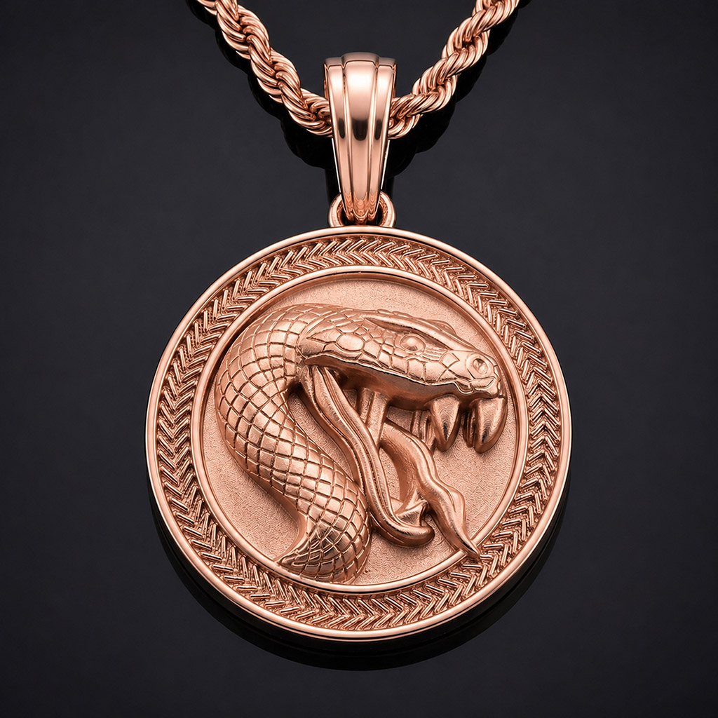 Snake Round Pendant Snake Round Pendant
