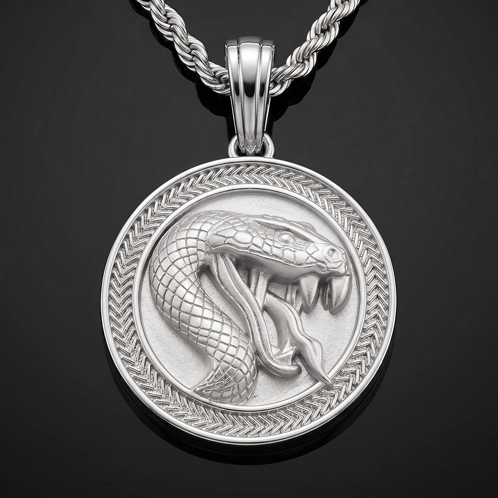 Snake Round Pendant Snake Round Pendant