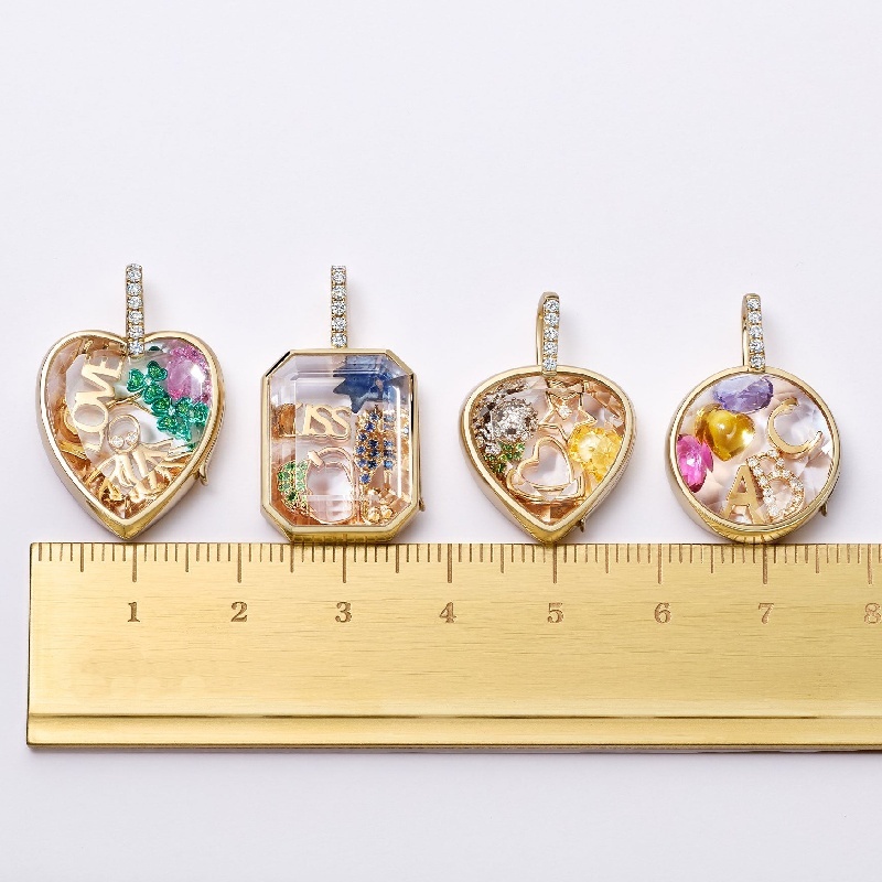 Personalized Round Locket Pendant Personalized Round Locket Pendant