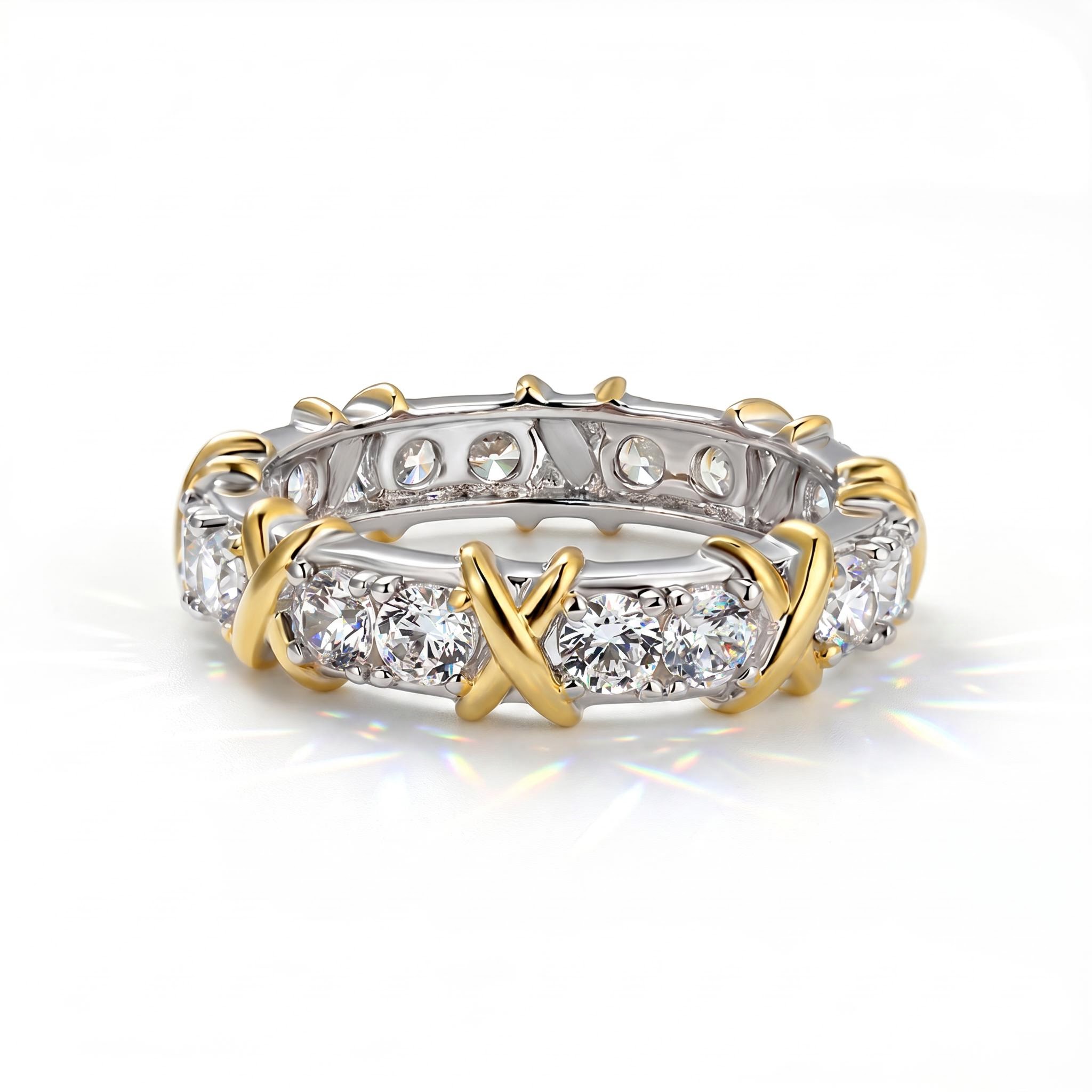 1.28ct. tw. Round Cut VVS Moissanite Pave Wedding Band 1.28ct. tw. Round Cut VVS Moissanite Pave Wedding Band