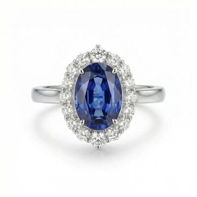 6.8CT Oval Cut Gemstone Vintage-Inspired Engagement Ring 6.8CT Oval Cut Gemstone Vintage-Inspired Engagement Ring