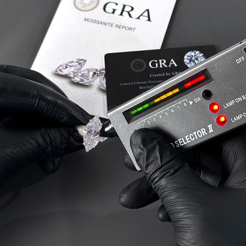 4.46CT Marquise Cut with Heart Side Stones VVS Moissanite Engagement Ring 4.46CT Marquise Cut with Heart Side Stones VVS Moissanite Engagement Ring